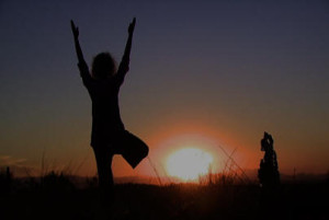 tree pose - Yoga For Depression