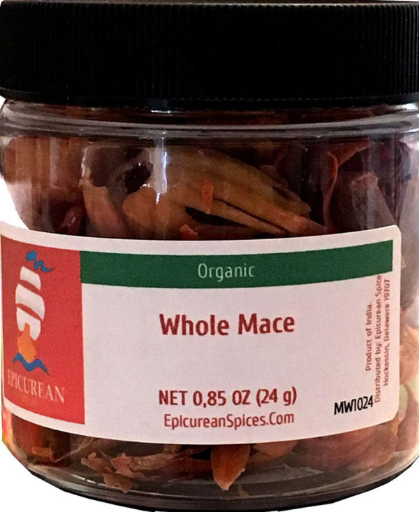 Epicurean Spices Organic Whole Mace