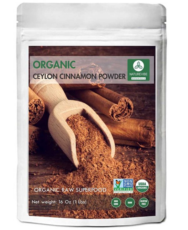 Naturevibe Botanicals Premium Quality Organic Ceylon Cinnamon Powder