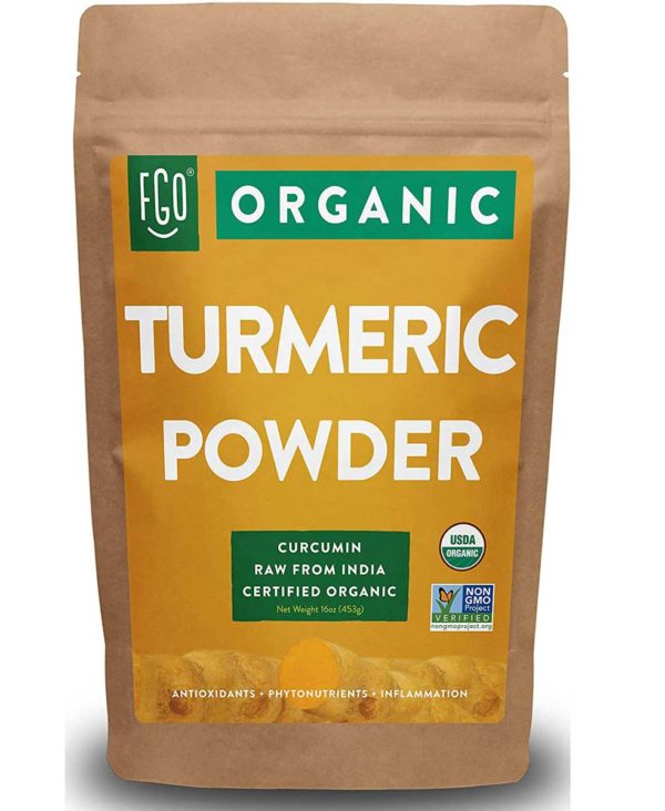 Organic Turmeric Root Powder With Curcumin