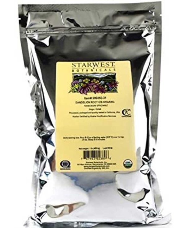 Starwest Botanicals Organic Raw Dandelion Root Tea