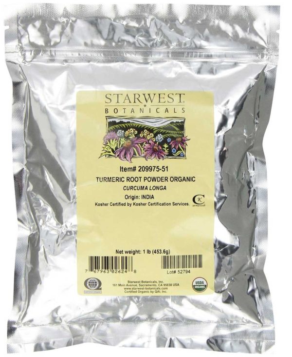 Starwest Botanicals Organic Turmeric Root Powder