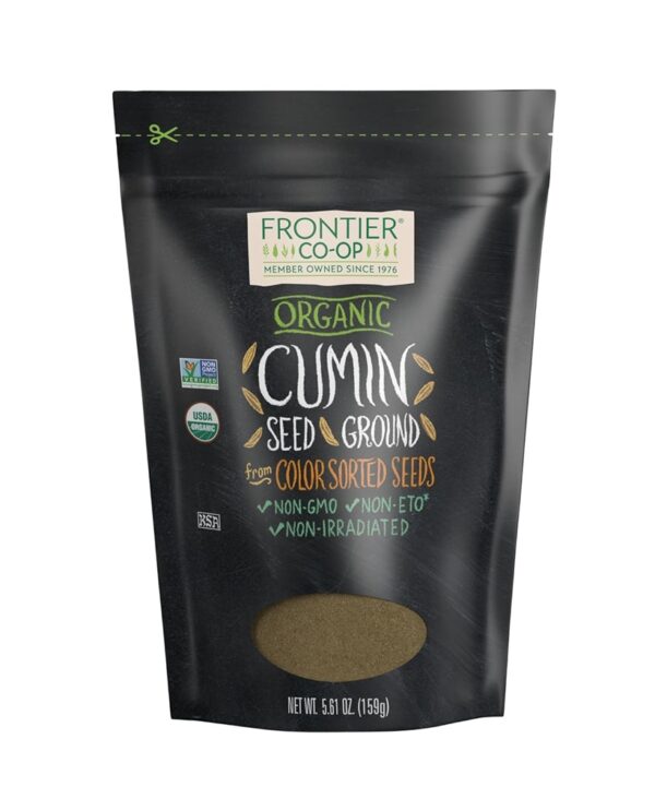 Frontier Co-op Organic Ground Cumin Seed 5.61oz Cumin Powder