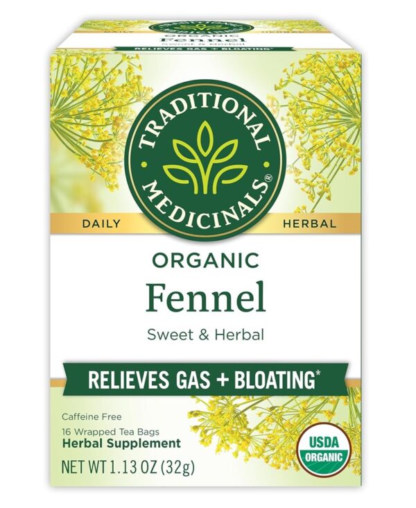 Traditional Medicinals Organic Fennel Tea, 16 Count