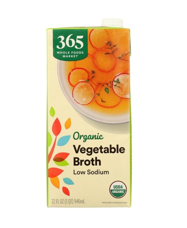 Organic Low Sodium Vegetable Broth